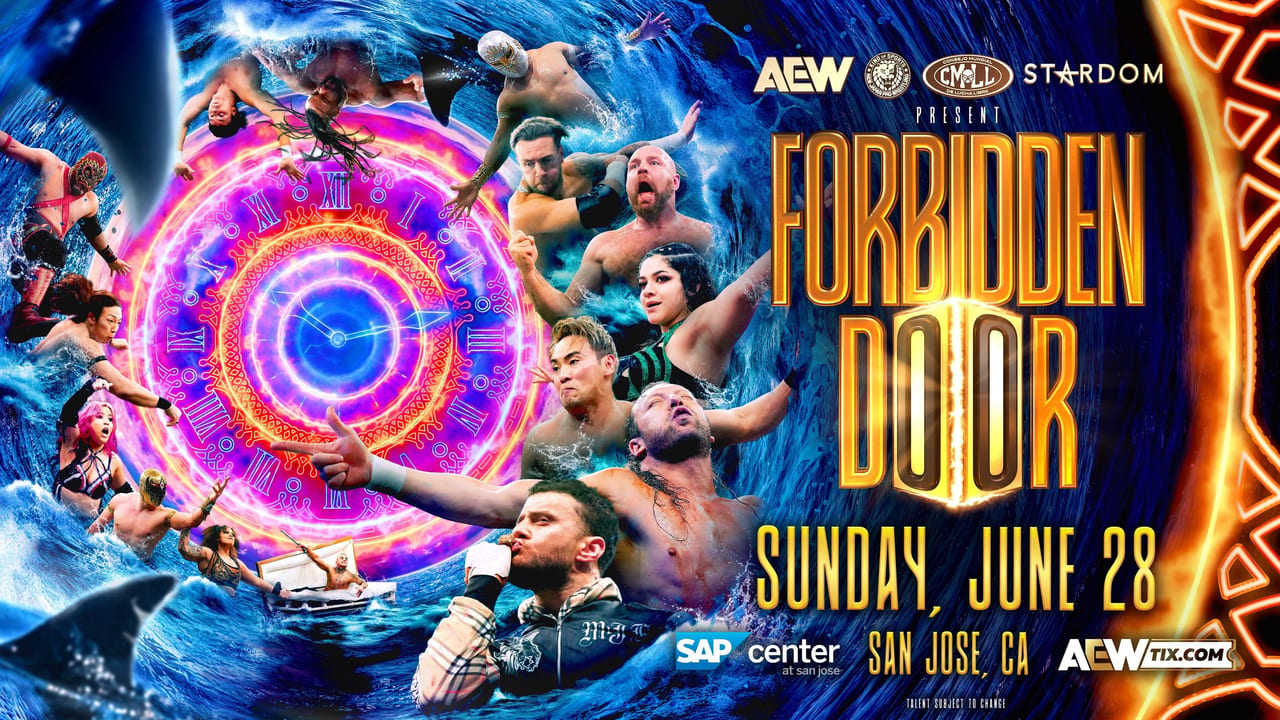 Дивитися фільм AEW x NJPW x CMLL x Stardom Present Forbidden Door 2026 2026 онлайн Дивитися фільм AEW x NJPW x CMLL x Stardom Present Forbidden Door 2026 2026 онлайн