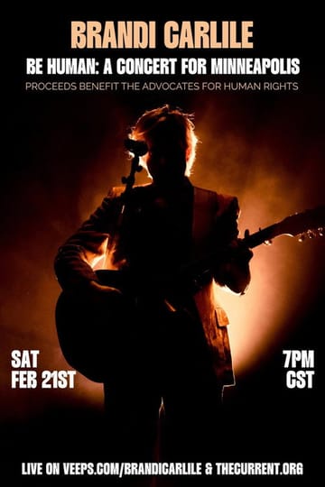 Дивитися фільм Brandi Carlile - Be Human: A Concert for Minneapolis 2026 онлайн Дивитися фільм Brandi Carlile - Be Human: A Concert for Minneapolis 2026 онлайн