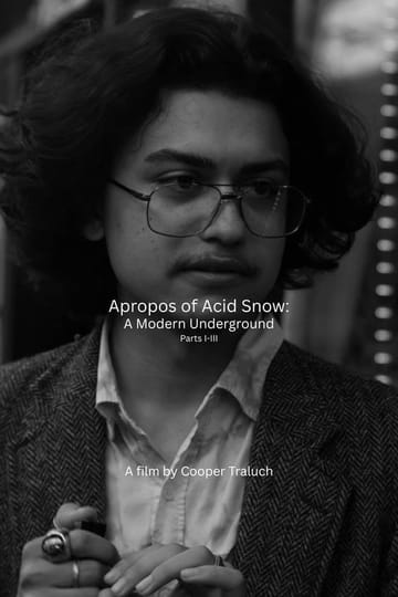 Дивитися фільм Apropos of Acid Snow: A Modern Underground (Parts I-III) 2026 онлайн