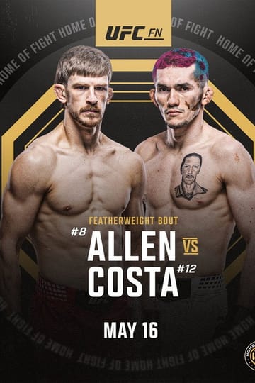 Дивитися фільм UFC Fight Night 276: Allen vs. Costa 2026 онлайн Дивитися фільм UFC Fight Night 276: Allen vs. Costa 2026 онлайн