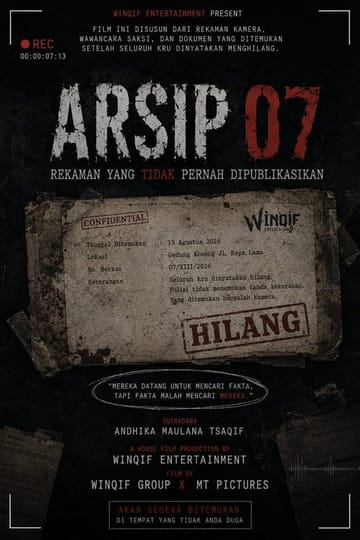 Watch ARSIP 07: Rekaman Yang Tidak Pernah Dipublikasikan 2026 online Watch ARSIP 07: Rekaman Yang Tidak Pernah Dipublikasikan 2026 online