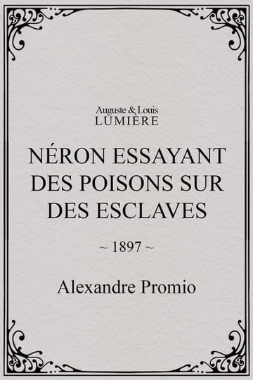 Дивитися фільм Néron essayant des poisons sur des esclaves 1898 онлайн Дивитися фільм Néron essayant des poisons sur des esclaves 1898 онлайн