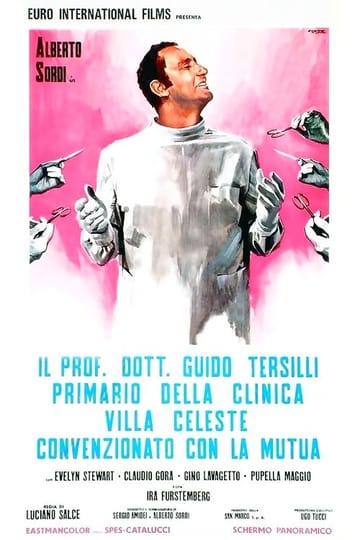 Дивитися фільм Il Prof. Dott. Guido Tersilli primario della Clinica Villa Celeste convenzionata con la Mutua 1969 онлайн