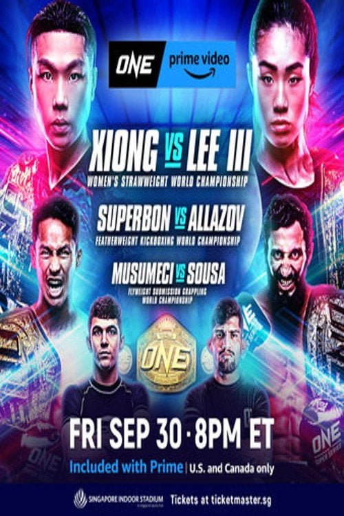 Watch ONE on Prime Video 2: Xiong vs. Lee III 2022 online
