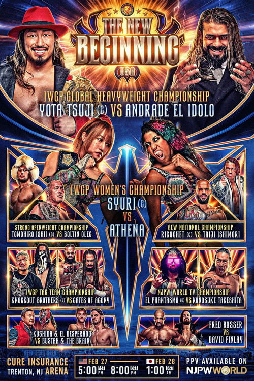 Дивитися фільм NJPW The New Beginning USA 2026 2026 онлайн