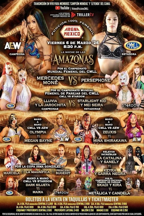 Watch CMLL: The Night of The Amazonas 2026 2026 online