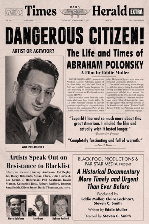 Дивитися фільм Dangerous Citizen: The Life and Times of Abraham Polonsky 2026 онлайн