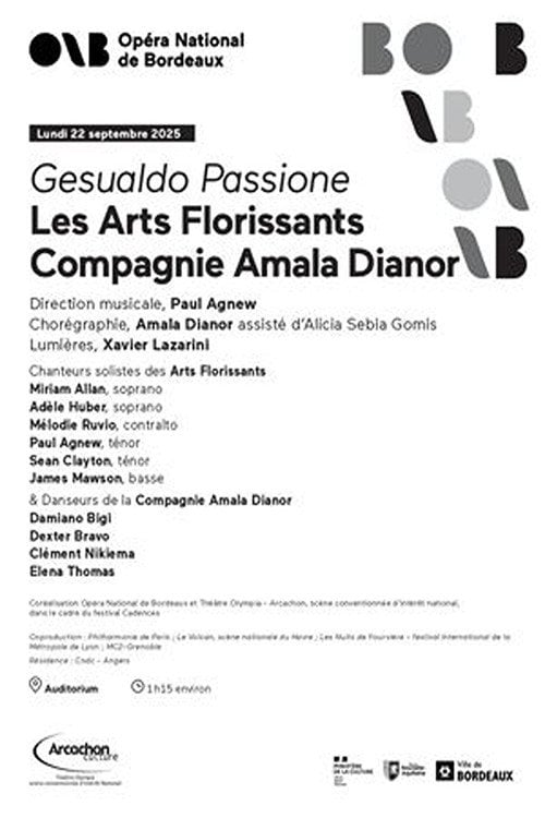 Watch Amala Dianor et Les Arts Florissants : Gesualdo Passione Nuits de Fourvière 2026 2026 online