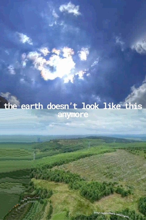 Дивитися фільм the earth doesn't look like this anymore 2026 онлайн