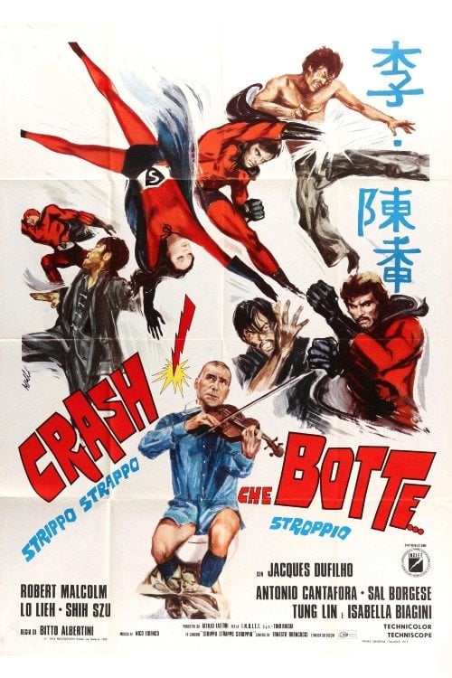 Дивитися фільм Crash! Che botte... strippo strappo stroppio 1973 онлайн